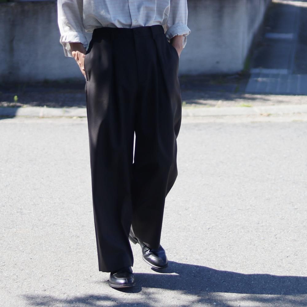 ssstein_MEN'S EASY WIDE TROUSERS (2 COLORS) - DIMPLE ssstein_MEN'S EASY WIDE TROUSERS (2 COLORS) - DIMPLE