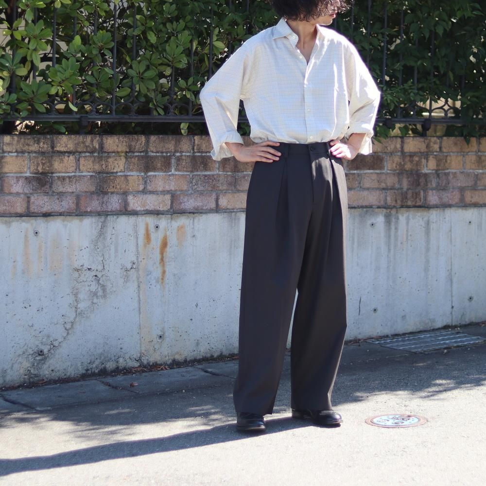 ssstein_MEN'S EASY WIDE TROUSERS (2 COLORS) - DIMPLE ssstein_MEN'S EASY WIDE TROUSERS (2 COLORS) - DIMPLE