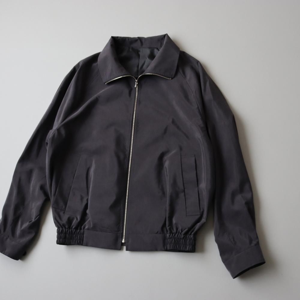 ssstein_MEN'S SILK NYLON ZIP UP BLOUSON - DIMPLE ssstein_MEN'S SILK NYLON ZIP UP BLOUSON - DIMPLE