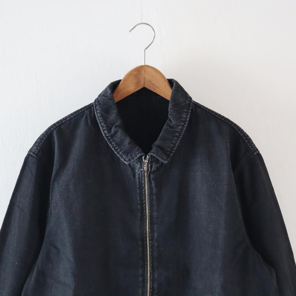 A.PRESSE Silk Hemp French Air Force Pilot Jacket - DIMPLE