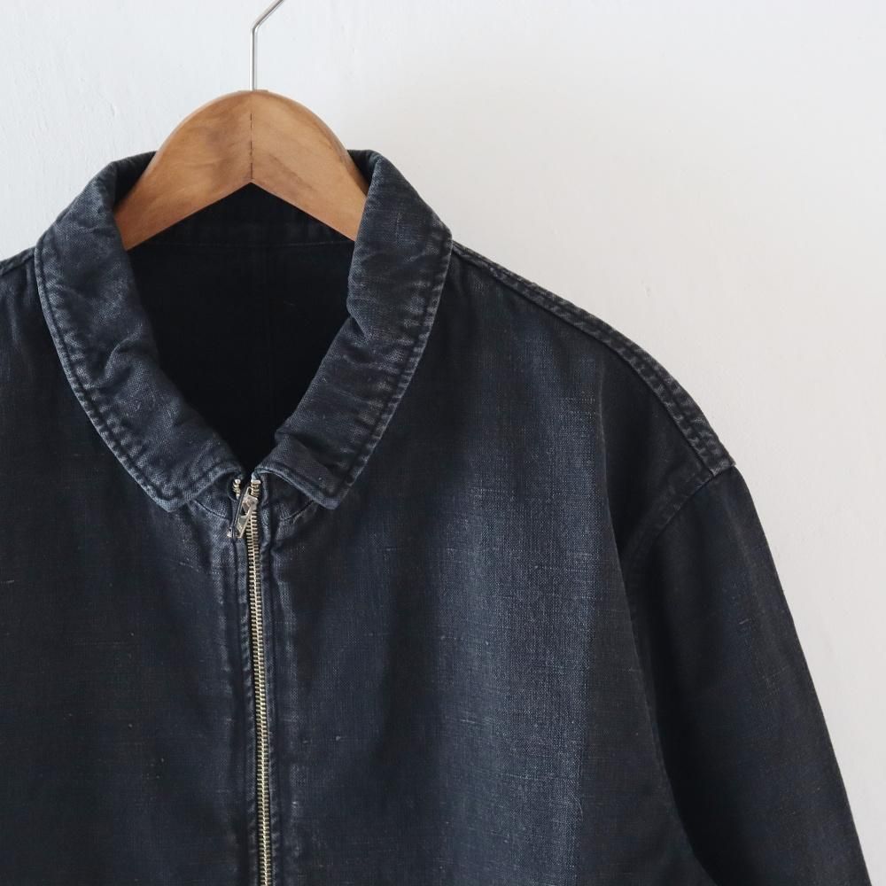 A.PRESSE Silk Hemp French Air Force Pilot Jacket - DIMPLE A.PRESSE Silk Hemp French Air Force Pilot Jacket - DIMPLE