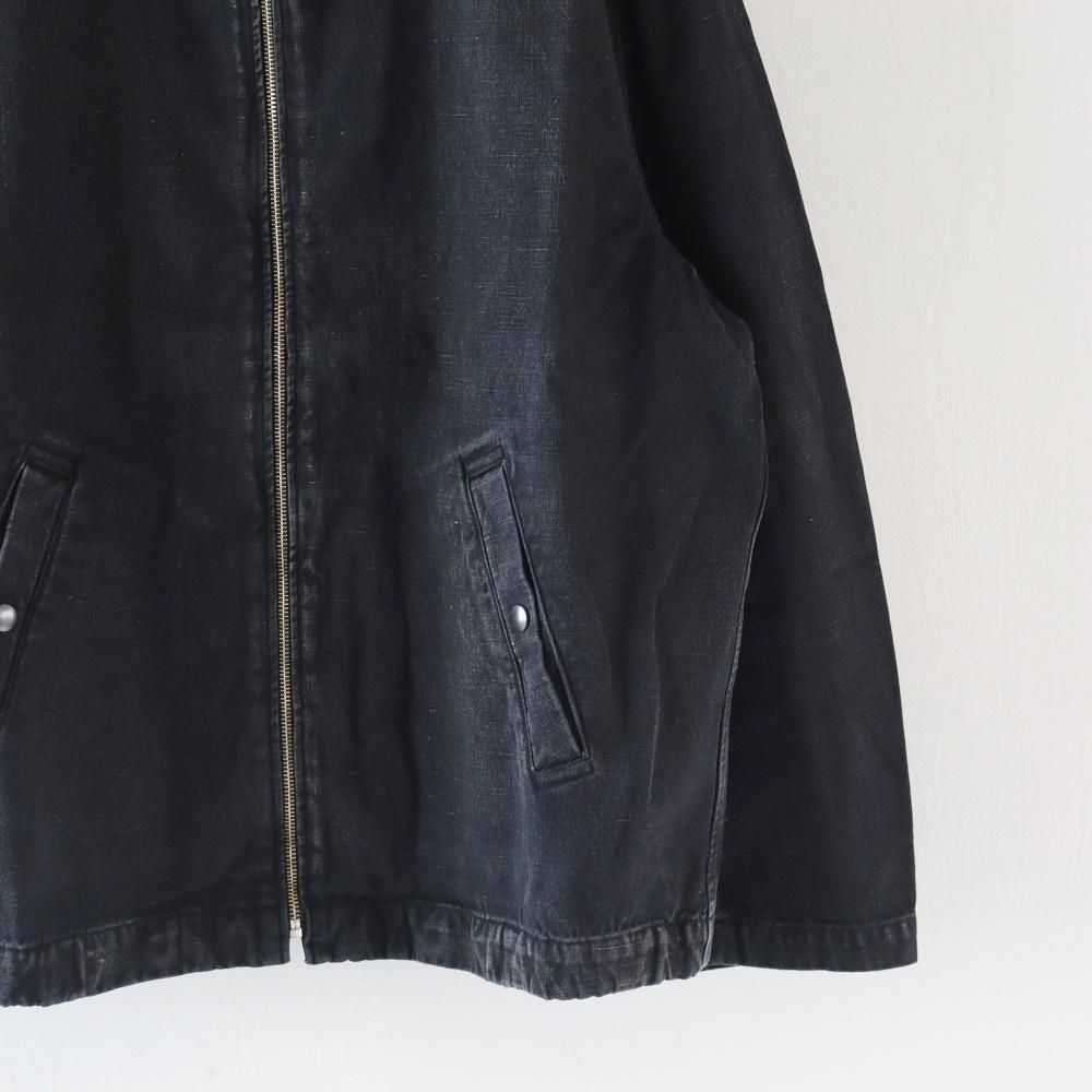 A.PRESSE Silk Hemp French Air Force Pilot Jacket - DIMPLE A.PRESSE Silk Hemp French Air Force Pilot Jacket - DIMPLE