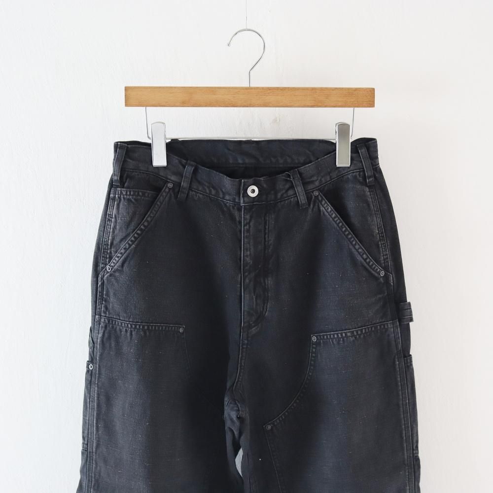 A.PRESSE Silk Hemp Double Knee Pants - DIMPLE A.PRESSE Silk Hemp Double Knee Pants - DIMPLE