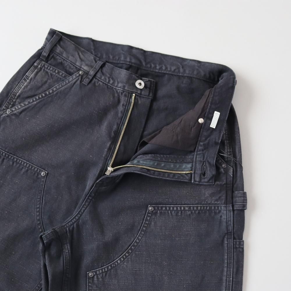 A.PRESSE Silk Hemp Double Knee Pants - DIMPLE A.PRESSE Silk Hemp Double Knee Pants - DIMPLE