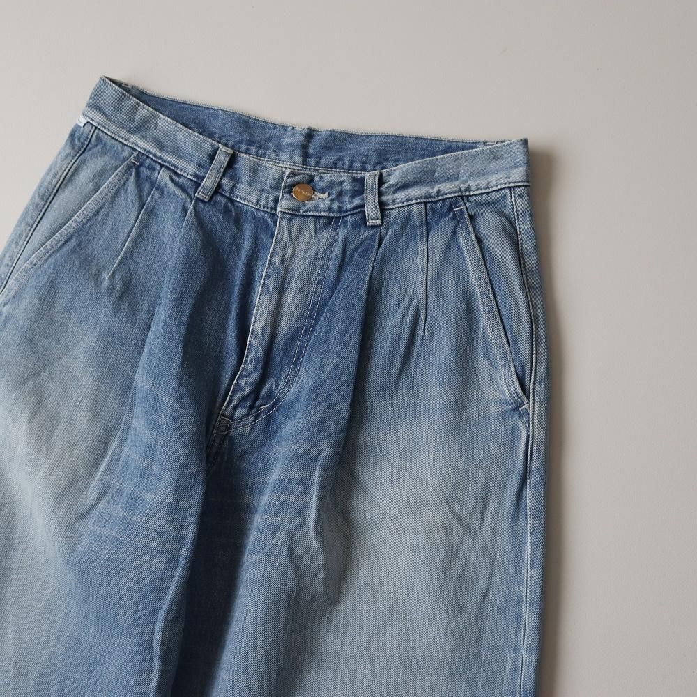 Graphpaper Selvage Denim Two Tuck Pants - DIMPLE Graphpaper Selvage Denim Two Tuck Pants - DIMPLE