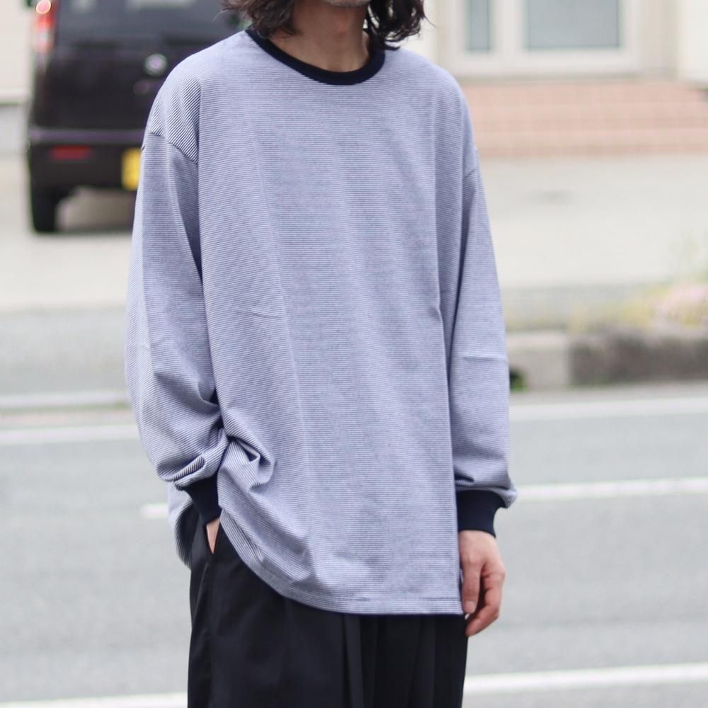 トップス graphpaper Narrow Border L/S Tee Graphpaper (グラフペーパー) Narrow Border L/S Tee / ナロー
