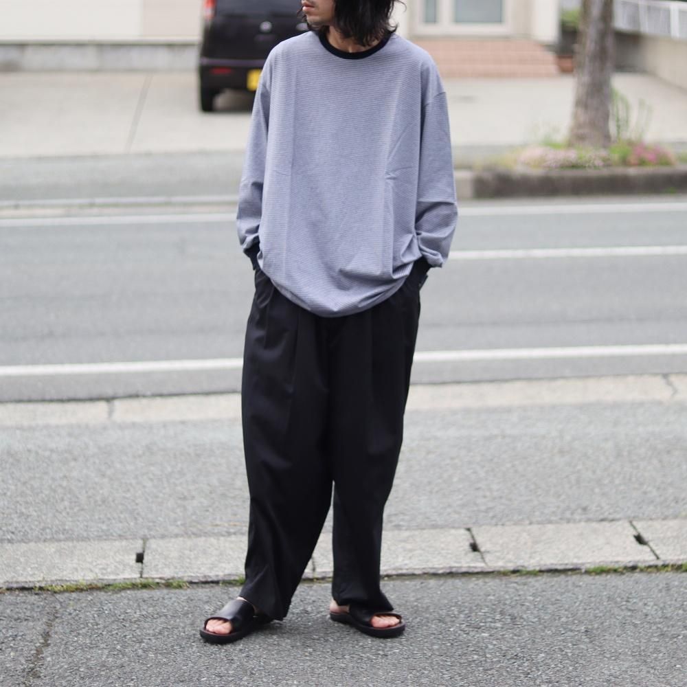 Graphpaper Narrow Border L/S Tee (2 COLORS) - DIMPLE