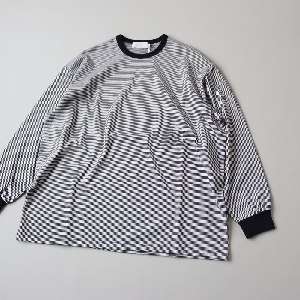Graphpaper Narrow Border L/S Tee (2 COLORS) - DIMPLE