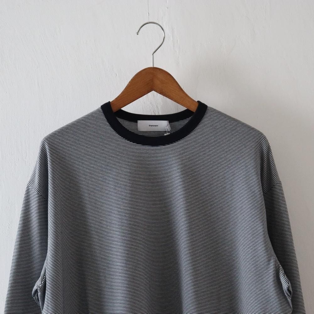 Graphpaper Narrow Border L/S Tee (2 COLORS) - DIMPLE