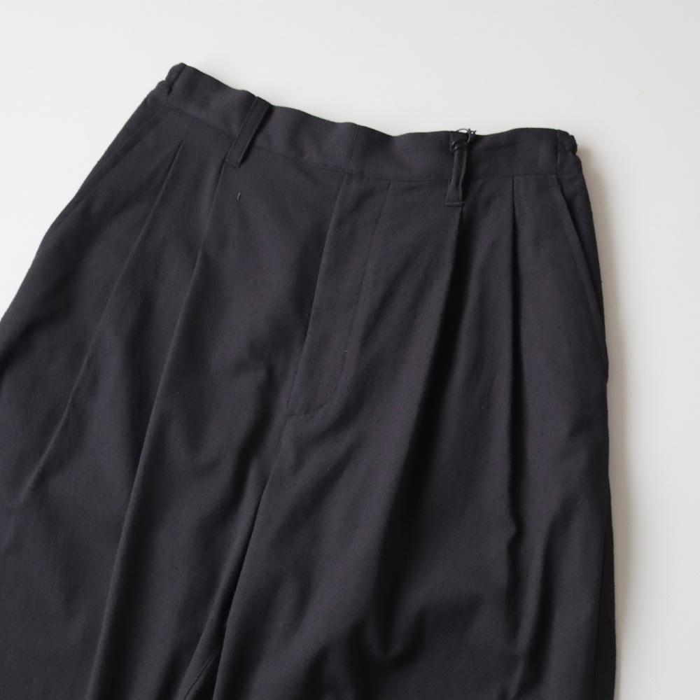 ssstein_MEN'S SILK NEP CLOTH EASY WIDE TROUSERS (2 COLORS ssstein_MEN'S SILK NEP CLOTH EASY WIDE TROUSERS (2 COLORS