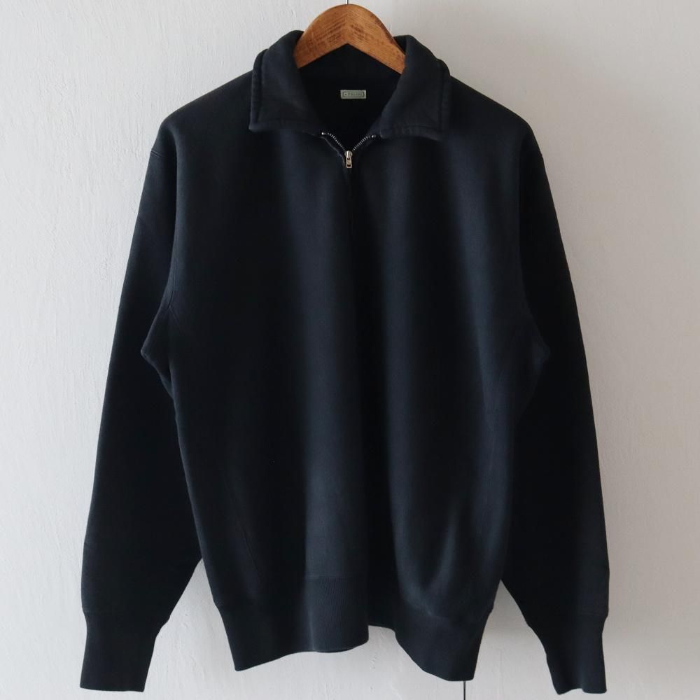 A.PRESSE Vintage Half Zip Sweat shirt (2 COLORS) - DIMPLE A.PRESSE Vintage Half Zip Sweat shirt (2 COLORS) - DIMPLE