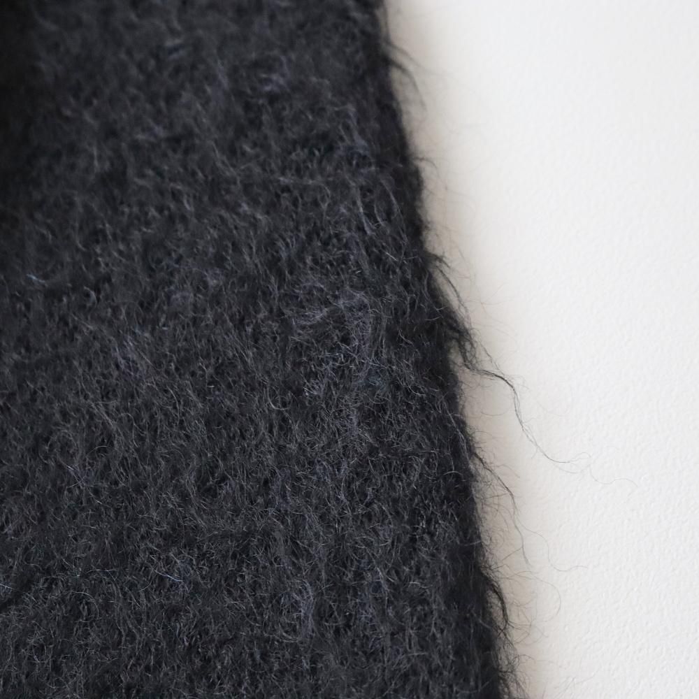 YOKE_MEN'S BRUSHED MOHAIR KNIT SHIRT (2 COLORS) - DIMPLE YOKE_MEN'S BRUSHED MOHAIR KNIT SHIRT (2 COLORS) - DIMPLE