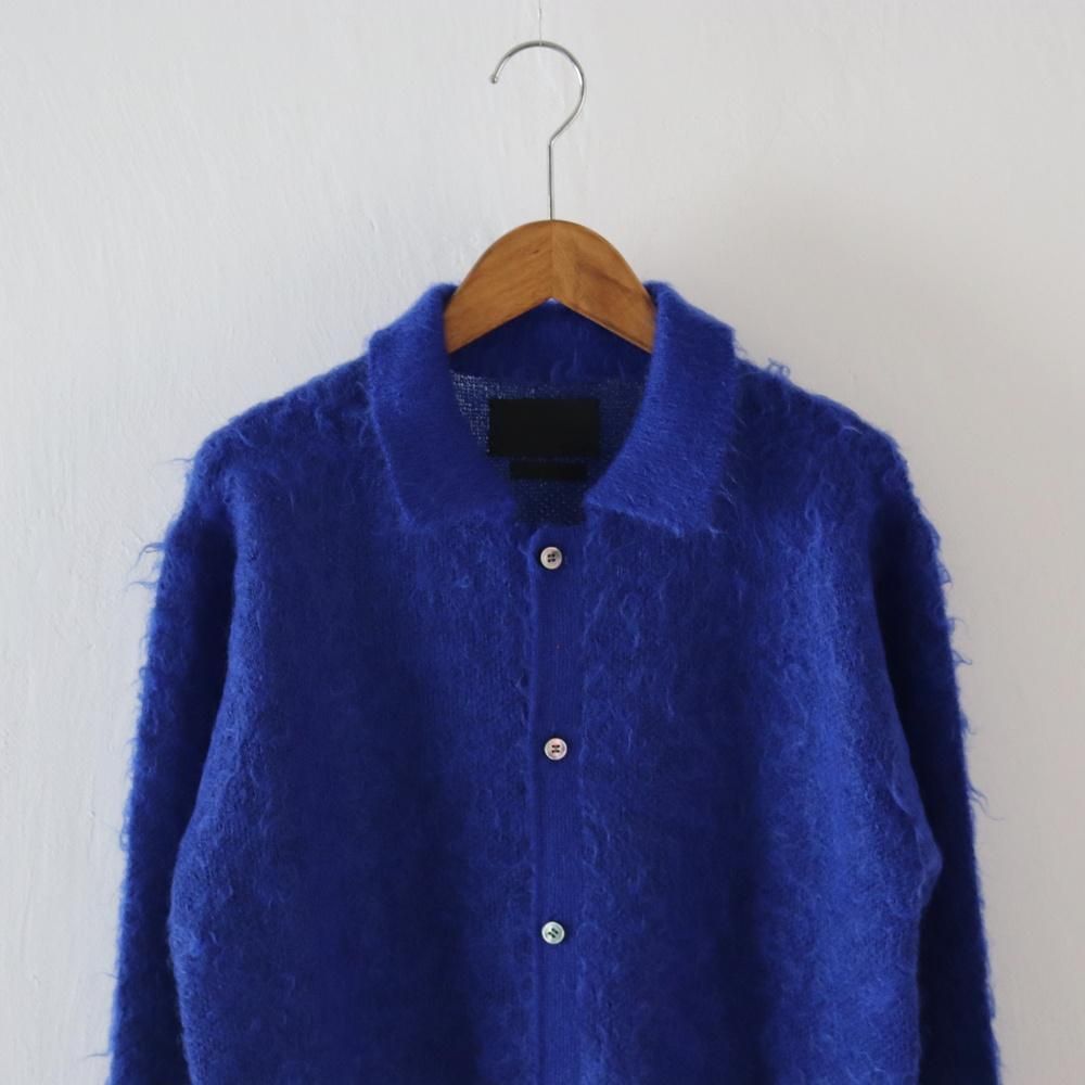 YOKE_WOMEN'S BRUSHED MOHAIR KNIT SHIRT (2 COLORS) - DIMPLE YOKE_WOMEN'S BRUSHED MOHAIR KNIT SHIRT (2 COLORS) - DIMPLE