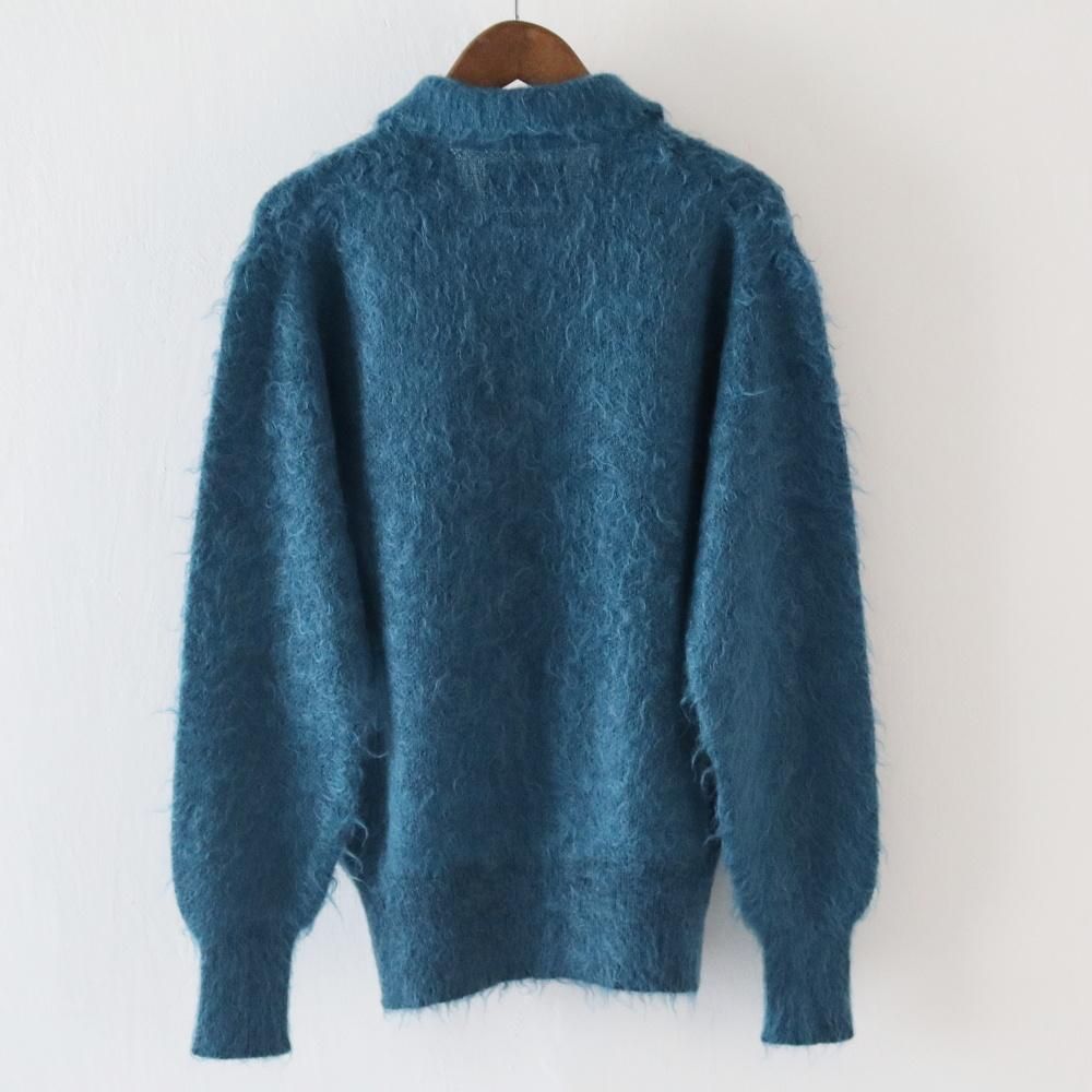 YOKE_WOMEN'S BRUSHED MOHAIR KNIT SHIRT (2 COLORS) - DIMPLE YOKE_WOMEN'S BRUSHED MOHAIR KNIT SHIRT (2 COLORS) - DIMPLE