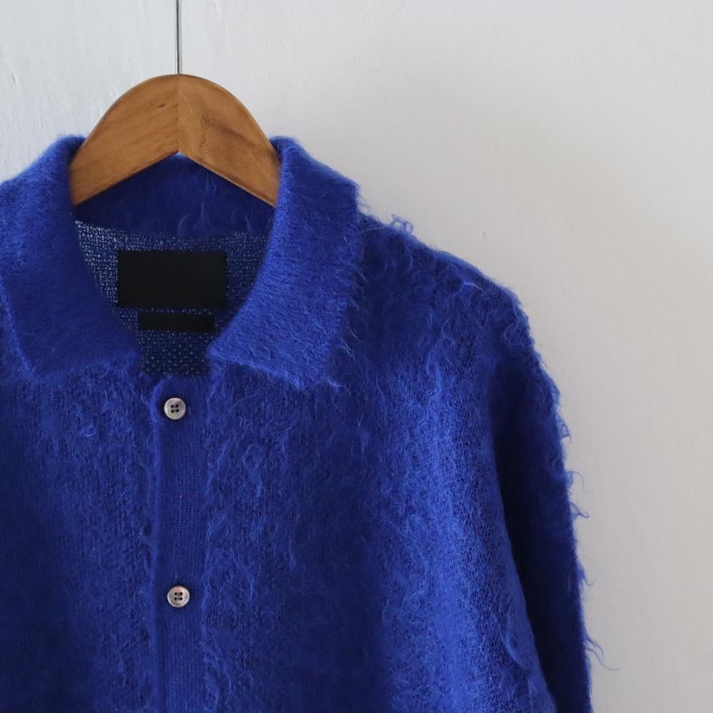 YOKE_WOMEN'S BRUSHED MOHAIR KNIT SHIRT (2 COLORS) - DIMPLE YOKE_WOMEN'S BRUSHED MOHAIR KNIT SHIRT (2 COLORS) - DIMPLE