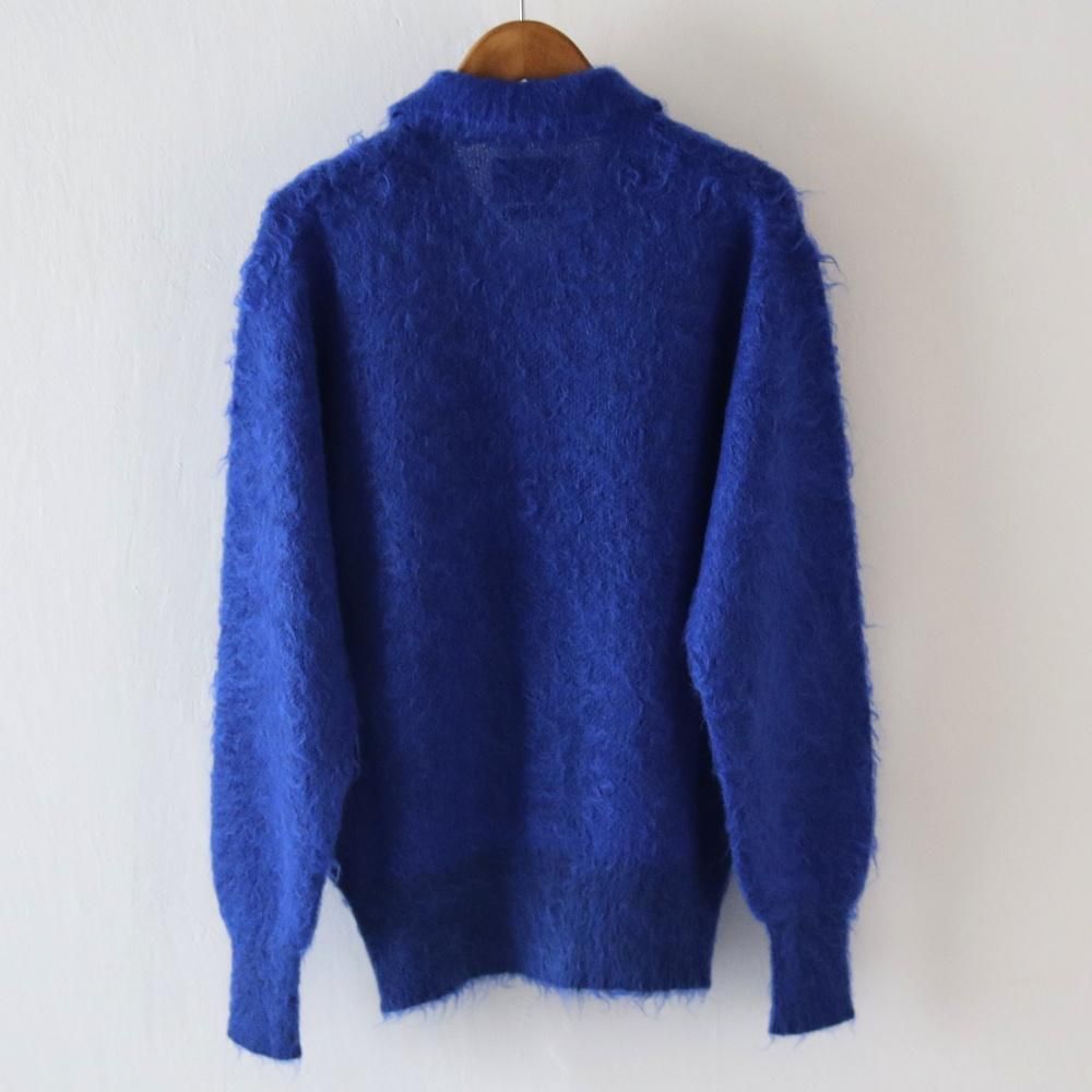 YOKE_WOMEN'S BRUSHED MOHAIR KNIT SHIRT (2 COLORS) - DIMPLE YOKE_WOMEN'S BRUSHED MOHAIR KNIT SHIRT (2 COLORS) - DIMPLE