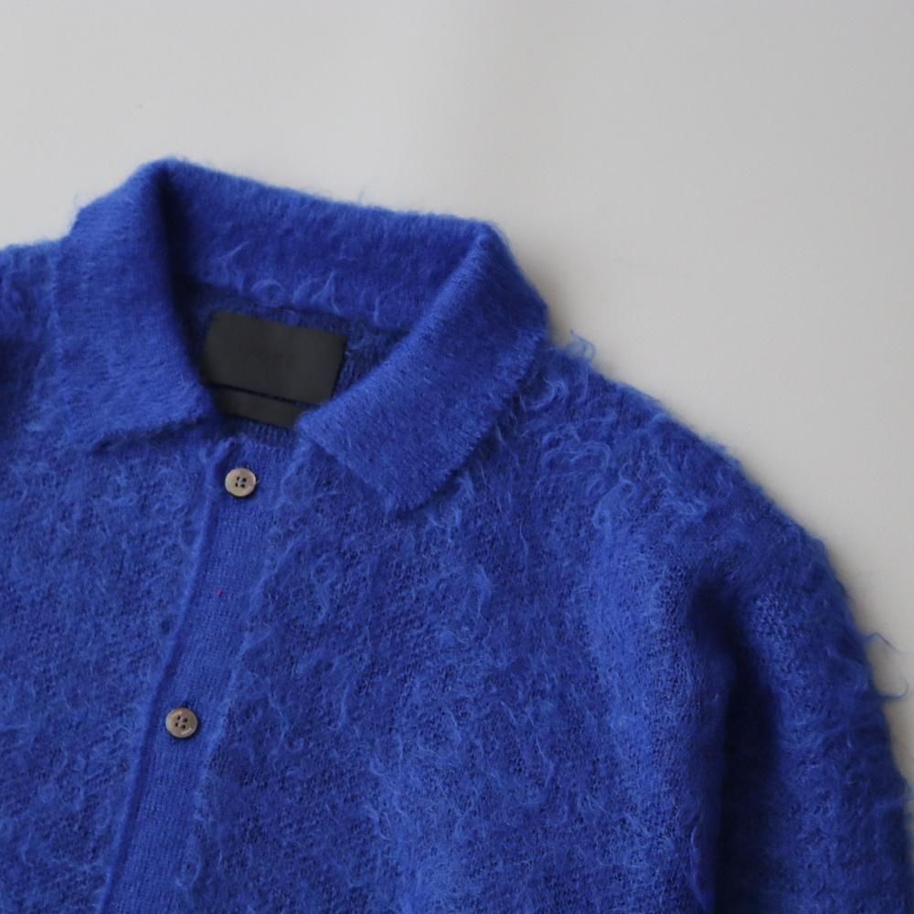 YOKE_WOMEN'S BRUSHED MOHAIR KNIT SHIRT (2 COLORS) - DIMPLE YOKE_WOMEN'S BRUSHED MOHAIR KNIT SHIRT (2 COLORS) - DIMPLE