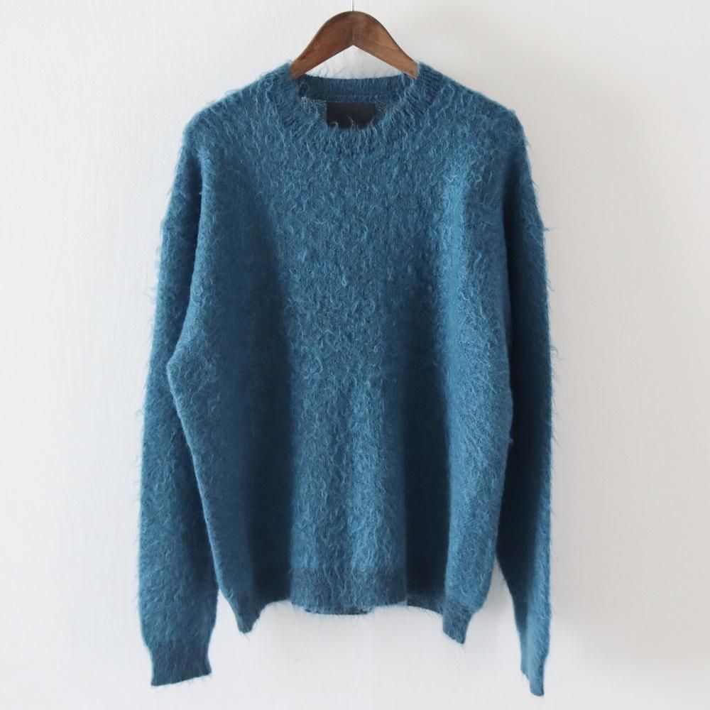 YOKE_MEN'S BRUSHED MOHAIR SWEATER (2 COLORS) - DIMPLE YOKE_MEN'S BRUSHED MOHAIR SWEATER (2 COLORS) - DIMPLE