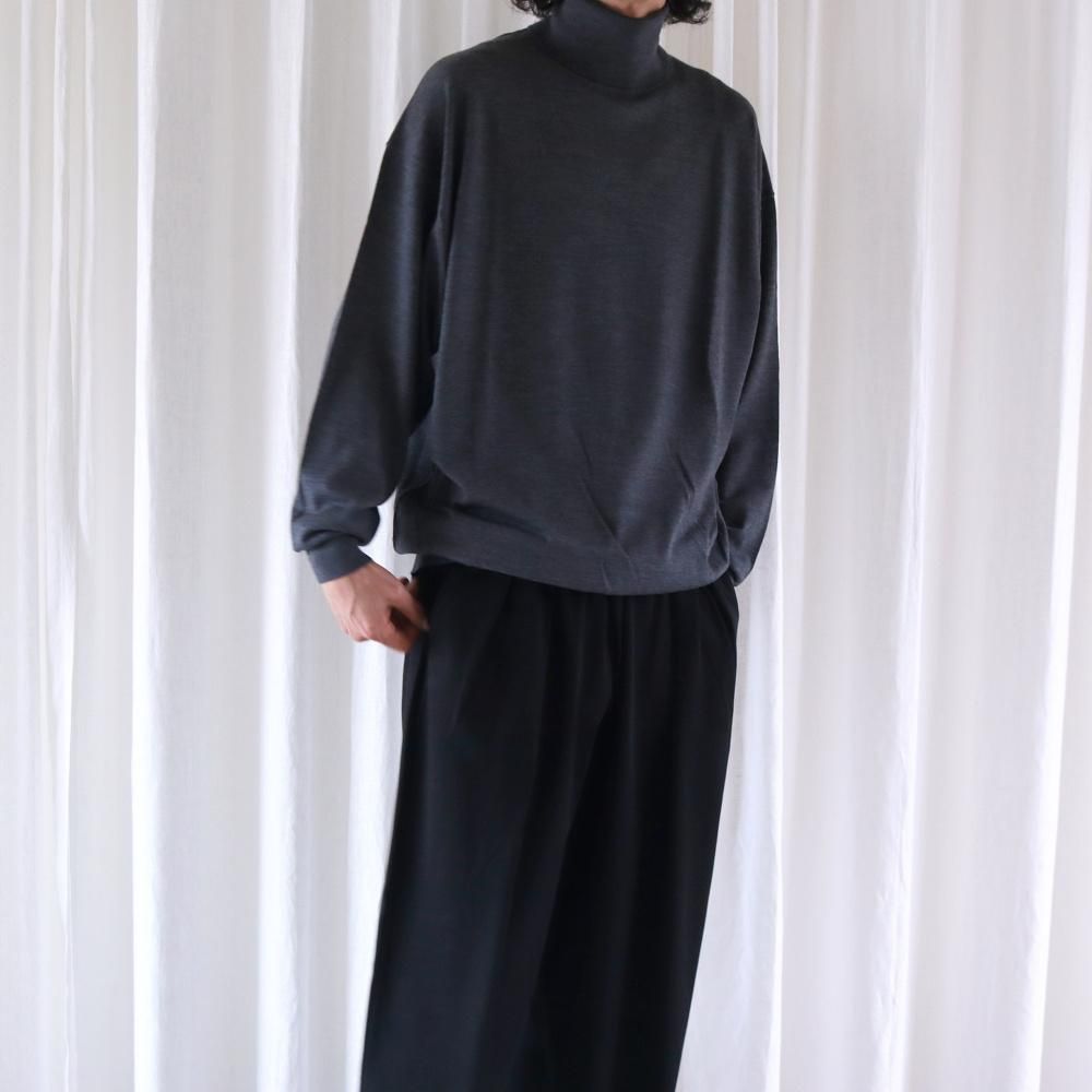 Graphpaper High Gauge L/S High Neck Knit (2 COLORS) - DIMPLE