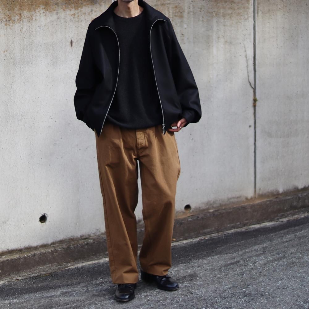 ssstein_MEN'S MELTON ZIP UP BLOUSON - DIMPLE ssstein_MEN'S MELTON ZIP UP BLOUSON - DIMPLE
