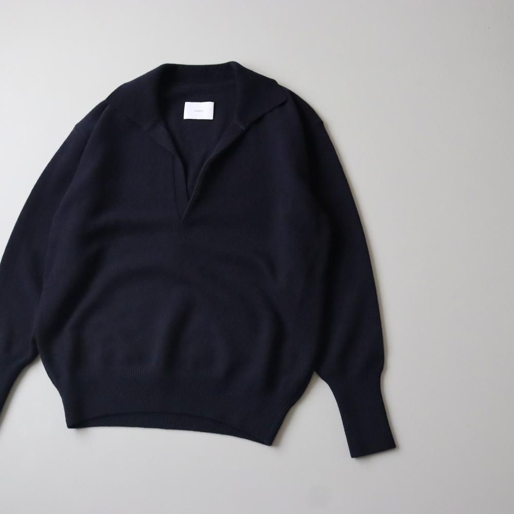 ssstein_MEN'S EXTRA FINE WOOL KNIT SKIPPER LS (2 COLORS ssstein_MEN'S EXTRA FINE WOOL KNIT SKIPPER LS (2 COLORS