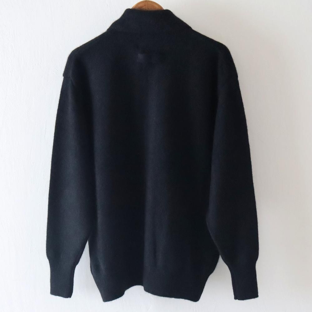 ssstein_MEN'S FINE ALPACA KNIT COLLARED CARDIGAN - DIMPLE ssstein_MEN'S FINE ALPACA KNIT COLLARED CARDIGAN - DIMPLE