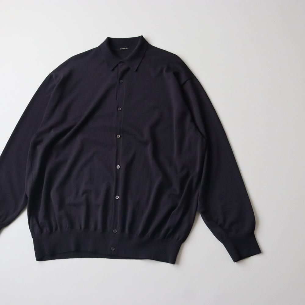COMOLI ウール 襟付きカーディガン - DIMPLE COMOLI ウール 襟付きカーディガン - DIMPLE