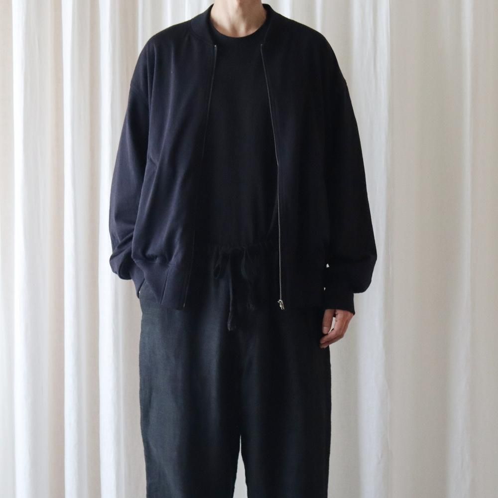 COMOLI_MEN'S ウールニット ジップブルゾン - DIMPLE COMOLI_MEN'S ウールニット ジップブルゾン - DIMPLE