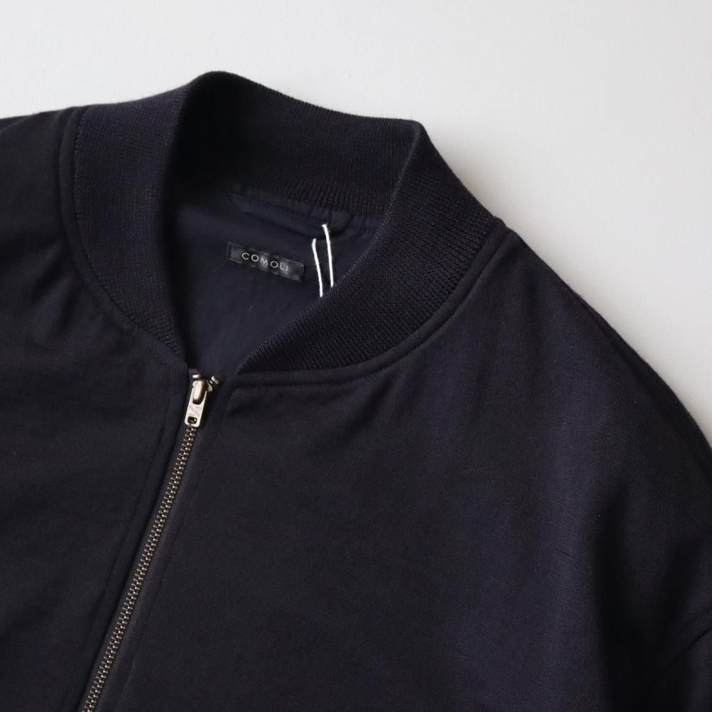 COMOLI_MEN'S ウールニット ジップブルゾン - DIMPLE COMOLI_MEN'S ウールニット ジップブルゾン - DIMPLE