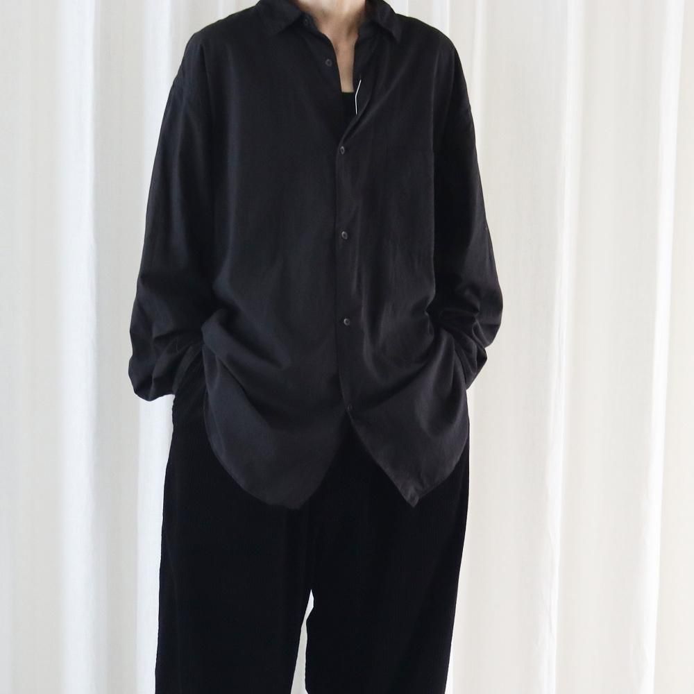 COMOLI KHADIコットンWレイヤー コモリシャツ - DIMPLE COMOLI KHADIコットンWレイヤー コモリシャツ - DIMPLE