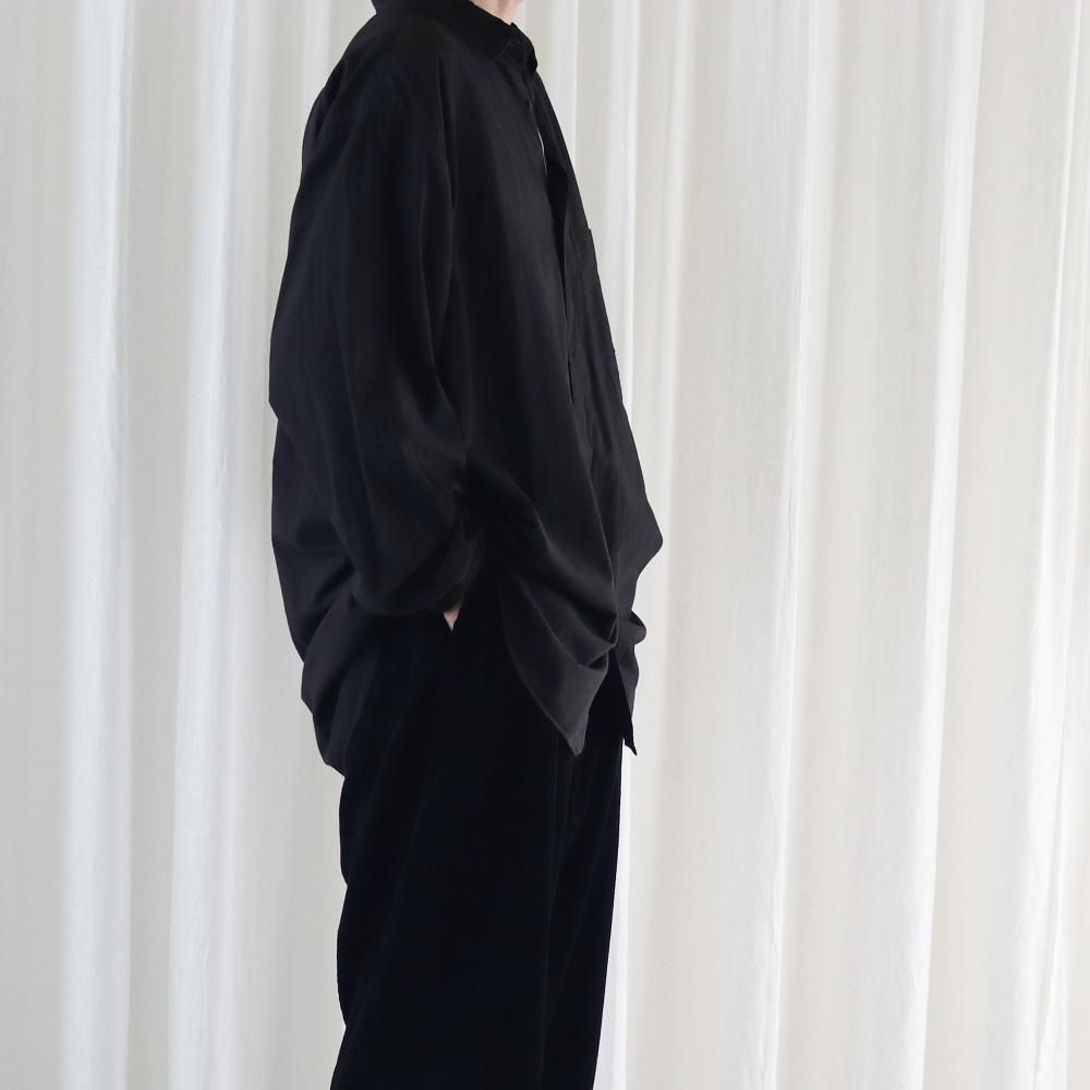 COMOLI KHADIコットンWレイヤー コモリシャツ - DIMPLE COMOLI KHADIコットンWレイヤー コモリシャツ - DIMPLE