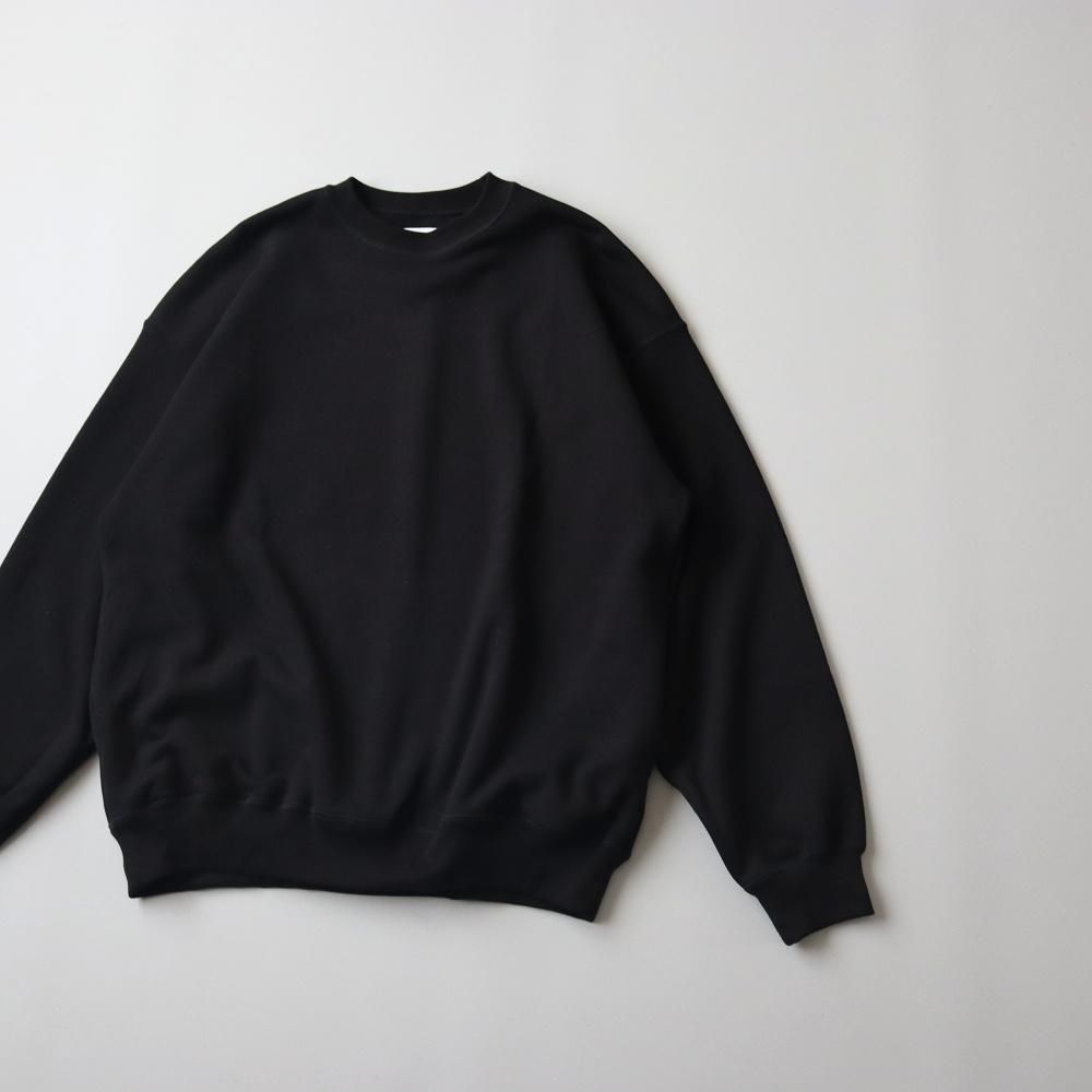Graphpaper AZUMA Terry Sweat Crew ブラック Graphpaper AZUMA Terry Crew Neck Sweat / Hoodie / Sweat