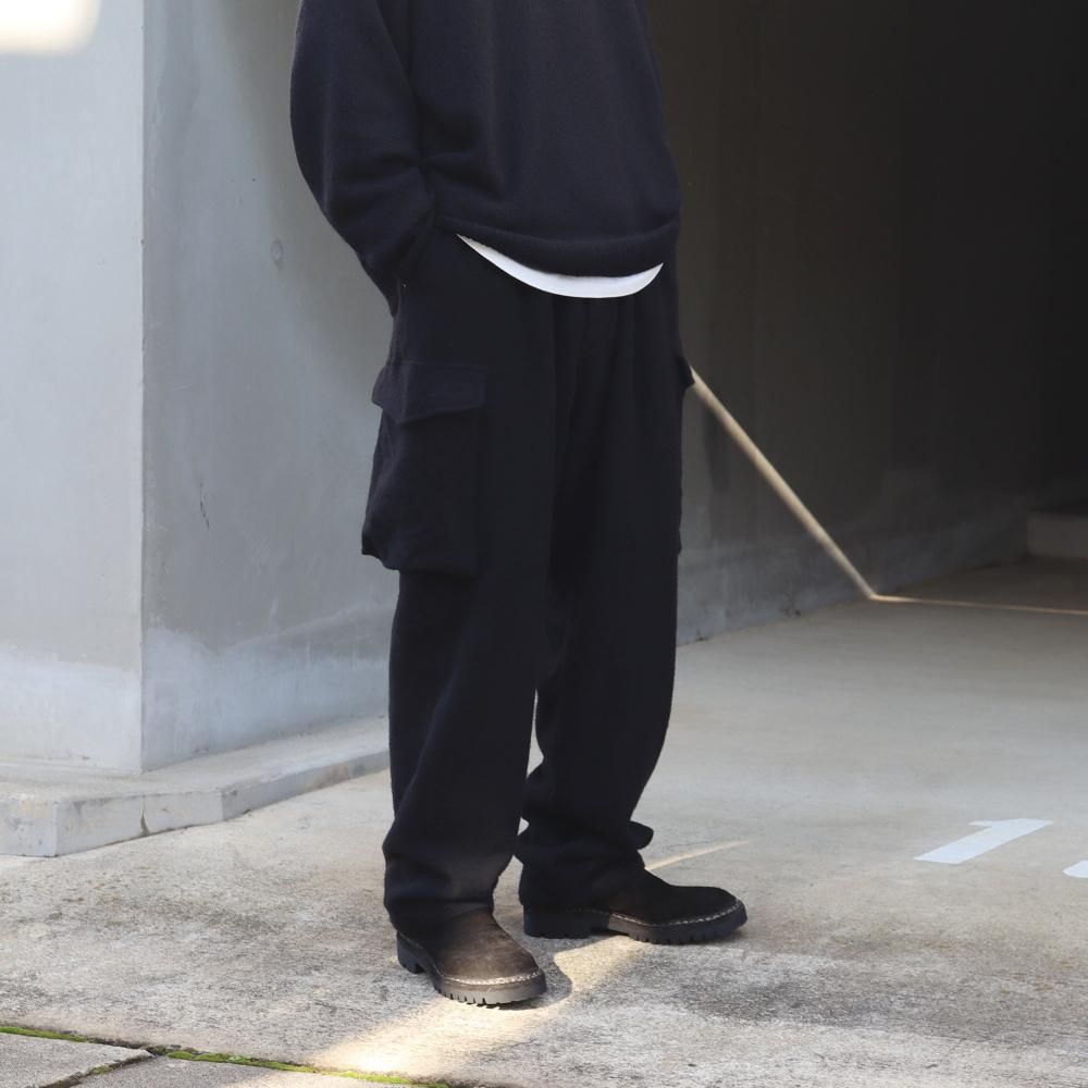 COMOLI 縮絨ウール 6Pパンツ - DIMPLE COMOLI 縮絨ウール 6Pパンツ - DIMPLE