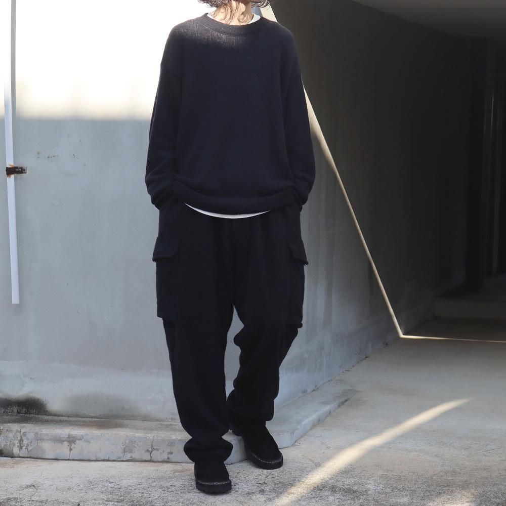 COMOLI 縮絨ウール 6Pパンツ - DIMPLE