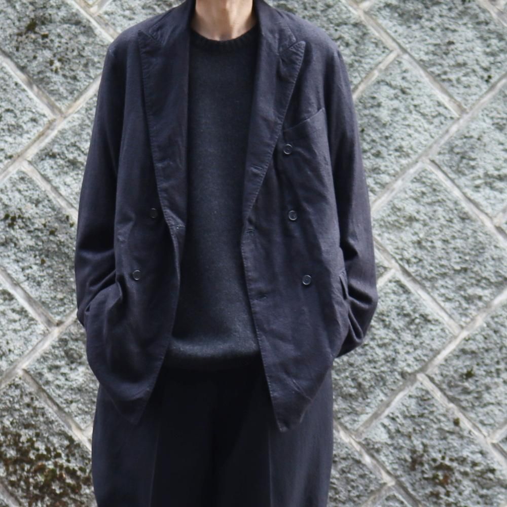 MAATEE&SONS   DOUBLE WASHED GATHER JACKET SILKPIN