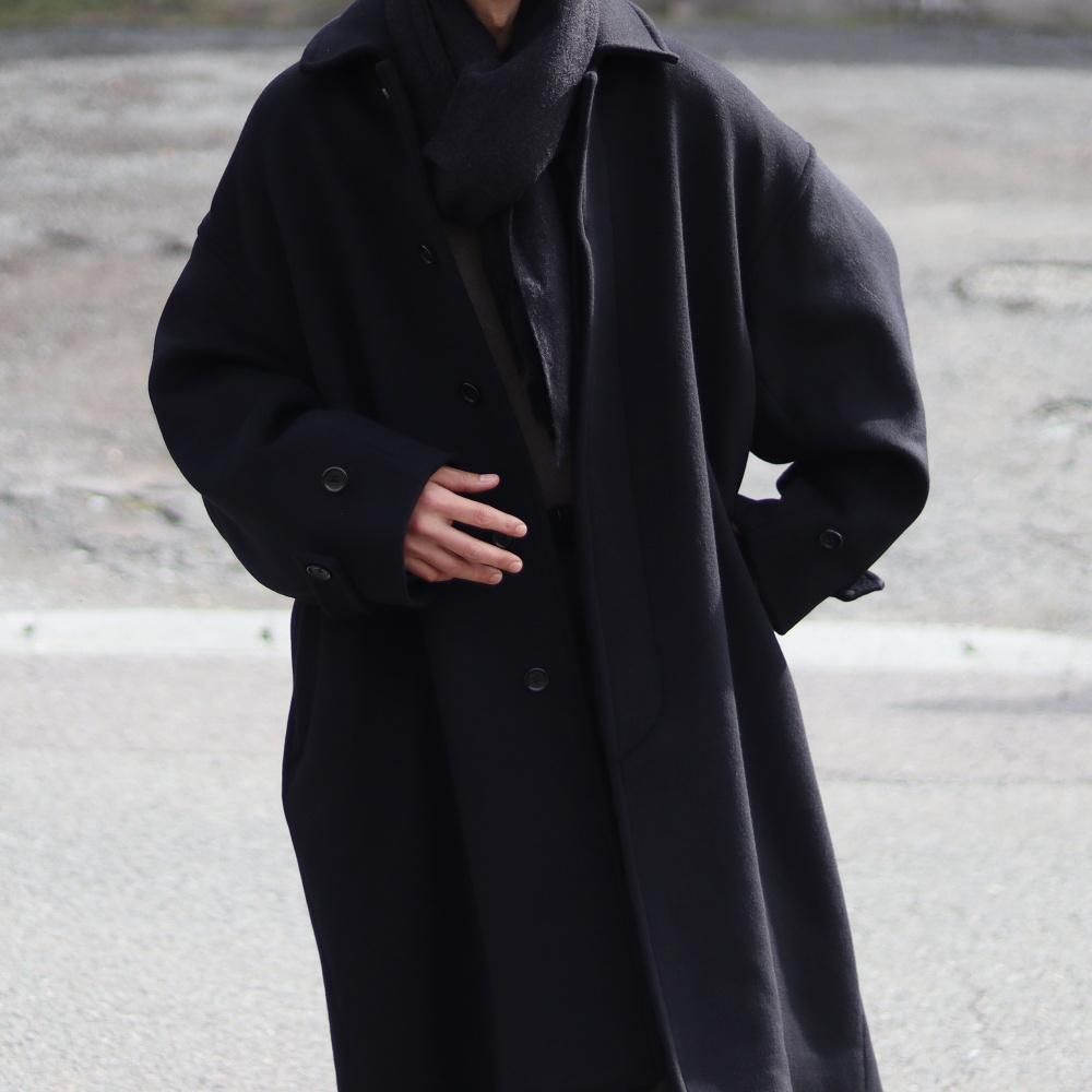Graphpaper_MEN'S Light Melton Oversized Coat (2 COLORS) - DIMPLE Graphpaper_MEN'S Light Melton Oversized Coat (2 COLORS) - DIMPLE