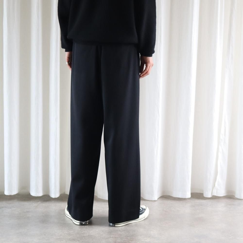 ssstein_MEN'S W/SI SATIN TWIST SEAM WIDE EASY TROUSERS - DIMPLE ssstein_MEN'S W/SI SATIN TWIST SEAM WIDE EASY TROUSERS - DIMPLE