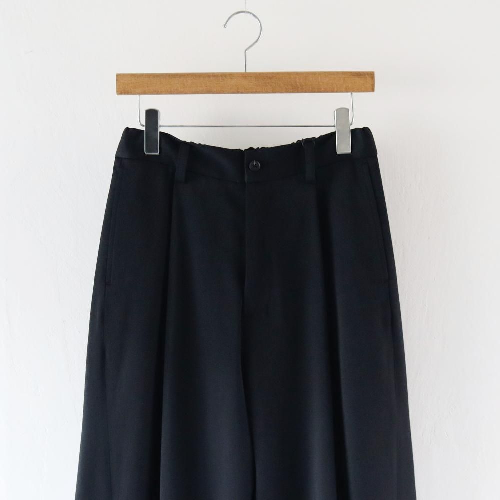 ssstein W/SI SATIN TWIST SEAM WIDE EASY TROUSERS - DIMPLE