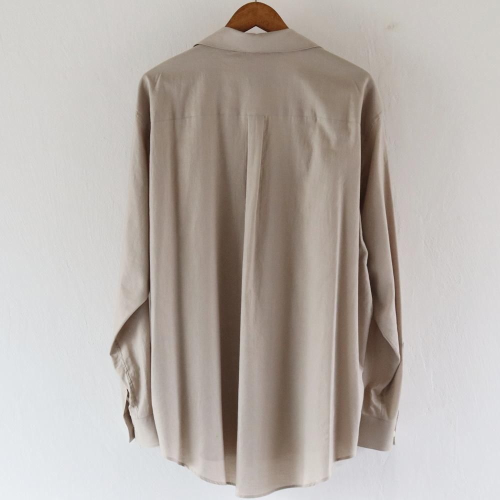 ssstein_MEN'S C/SI TWILL OVERSIZED SKIPPER SHIRT (2 COLORS