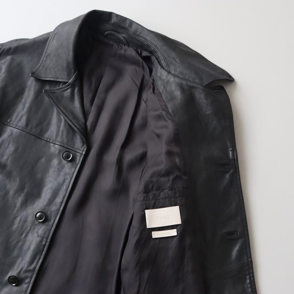 GOAT LEATHER CAR COAT | YOKE