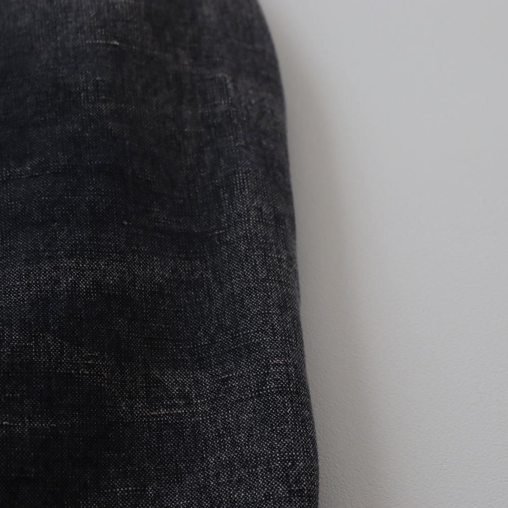 A.PRESSE Silk Linen Hooded Parka - DIMPLE