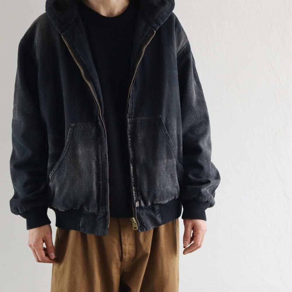 A.PRESSE Silk Linen Hooded Parka - DIMPLE A.PRESSE Silk Linen Hooded Parka - DIMPLE