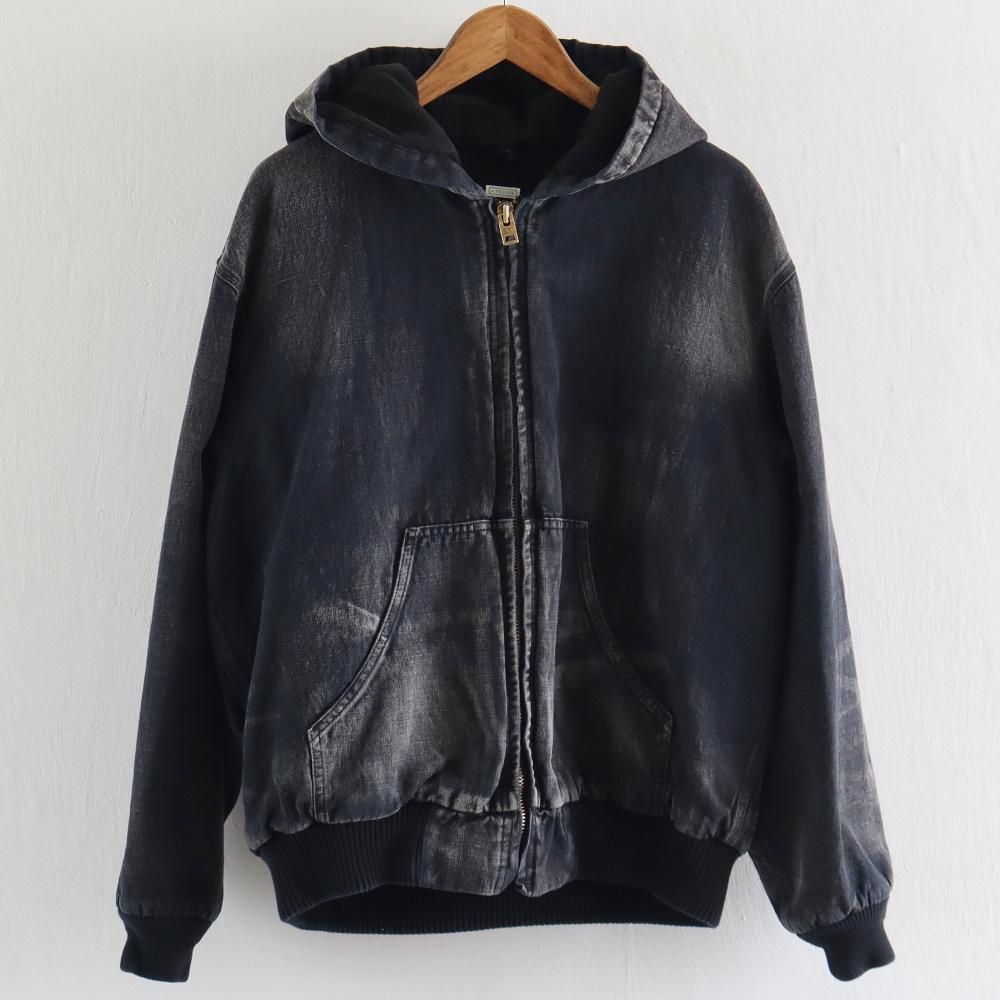 A.PRESSE Silk Linen Hooded Parka - DIMPLE A.PRESSE Silk Linen Hooded Parka - DIMPLE