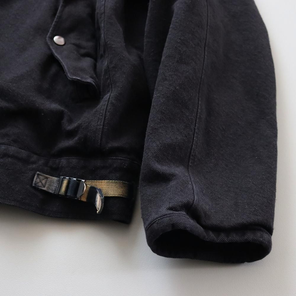 A.PRESSE Silk Nep A-1 Jacket - DIMPLE