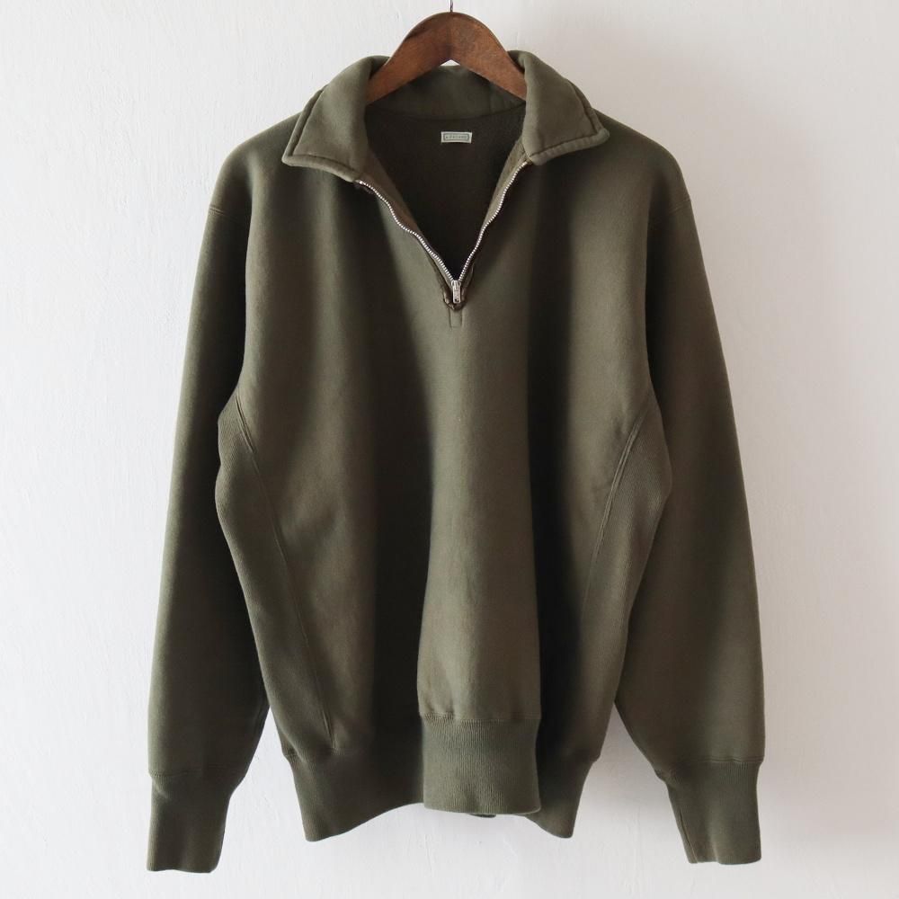 A.PRESSE Vintage Half Zip Sweat Shirt (2 COLORS) - DIMPLE
