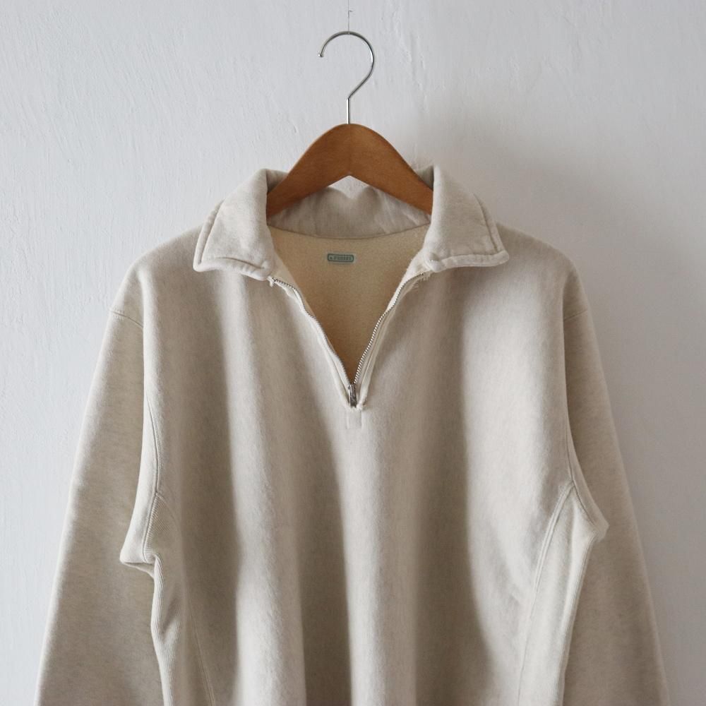 A.PRESSE Vintage Half Zip Sweat shirt (2 COLORS) - DIMPLE