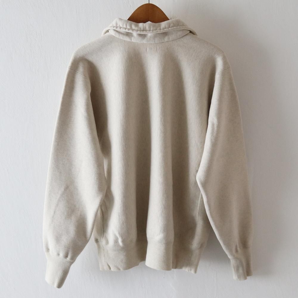 A.PRESSE Vintage Half Zip Sweat Shirt (2 COLORS) - DIMPLE