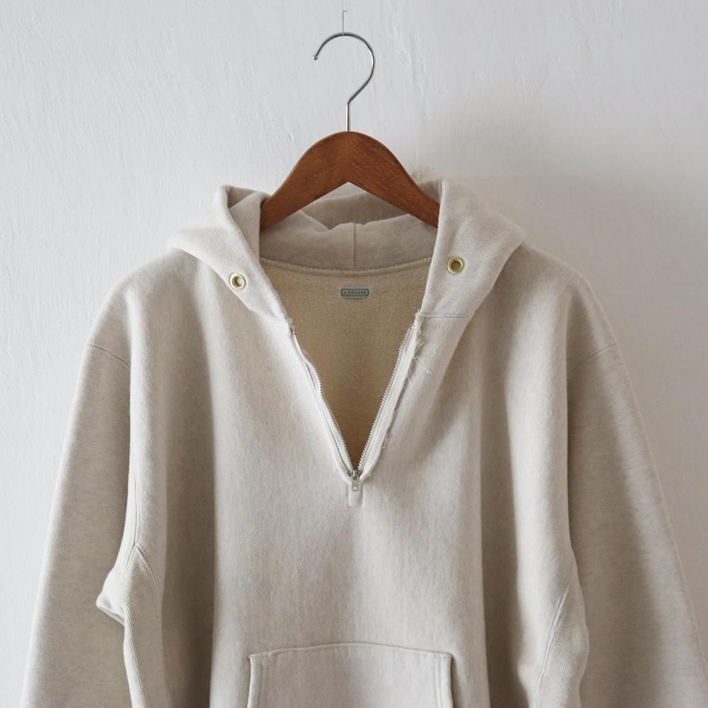 トップス A.PRESSE  Vintage Half Zip Sweat Hoodie A.PRESSE 