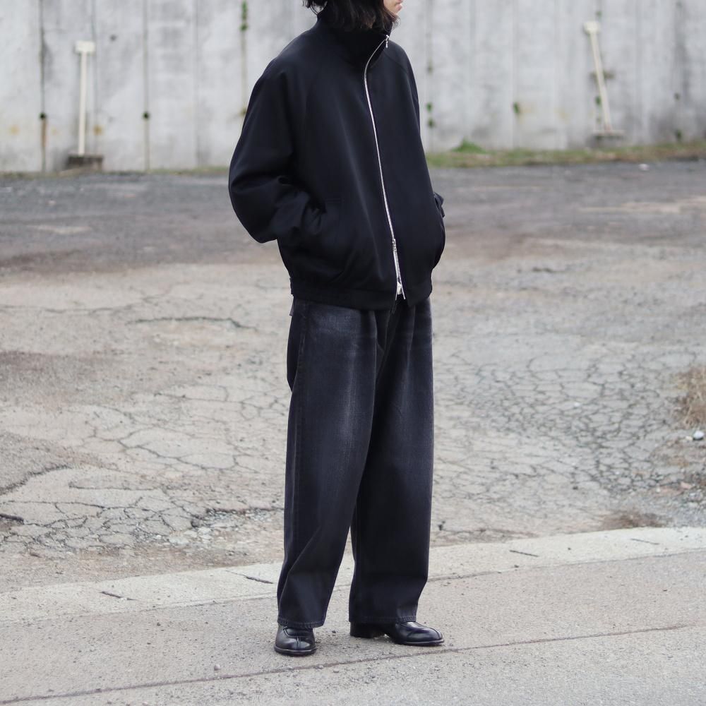 ジャケット・アウター ssstein W/SI SATIN ZIP UP SHORT JACKET M ssstein | W/SI Satin Zip Up Short Jacket (Black) - FFC.