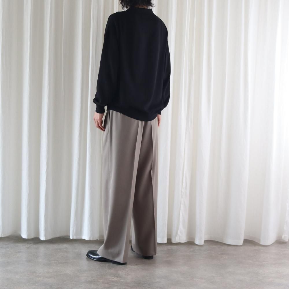 Graphpaper Suvin High Gauge Knit Oversized L/S Polo - DIMPLE